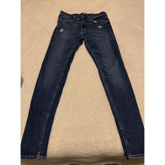 Hollister Jeans Mens Hollister Jeans Advanced Stretch Super Skinny Sz 3 X 32super Nicedark